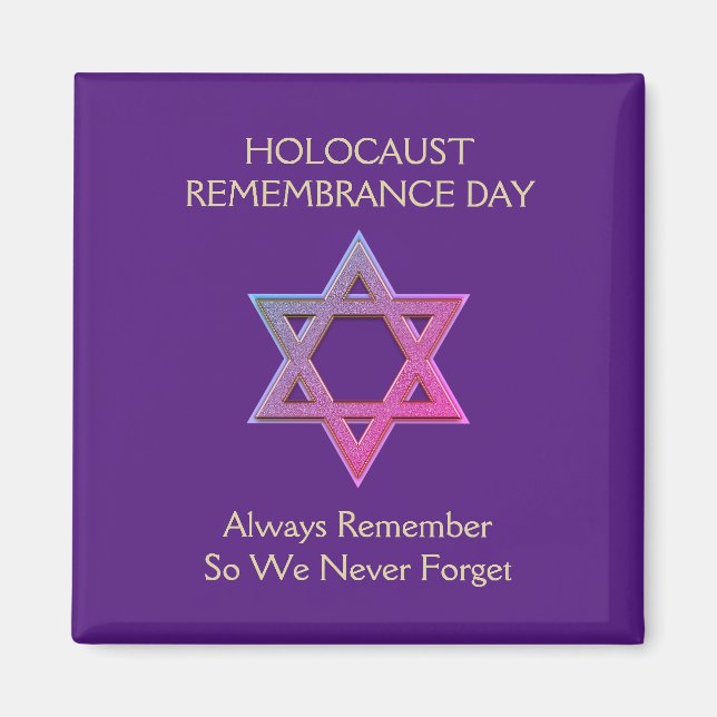 Holocaust Remembrance Day Magnet (Front)
