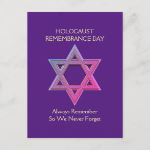 Holocaust Remembrance Day Postcard