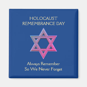 Holocaust Remembrance Day YOM HASHOAH Magnet