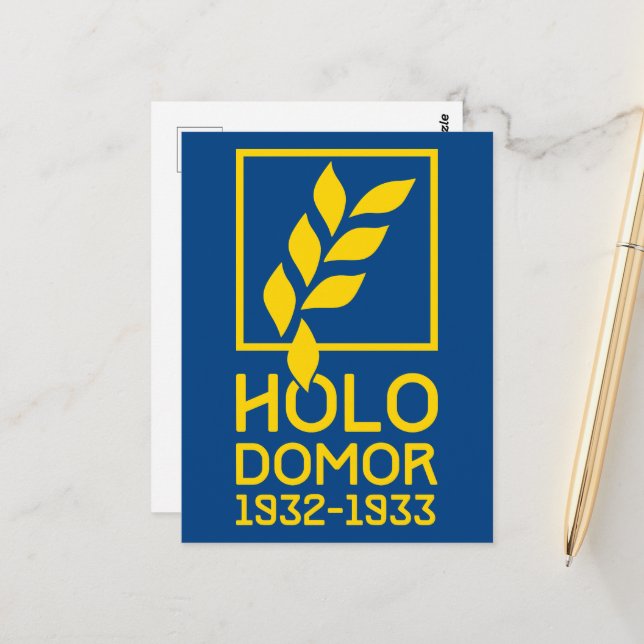 Holodomor Postcard (Front/Back In Situ)