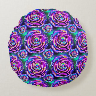 HoloFleur Round Pillow