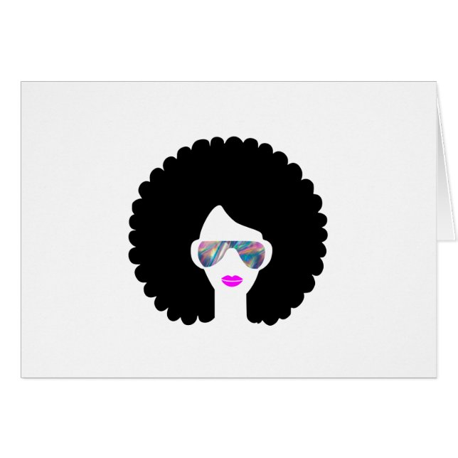 hologram afro girl (Front Horizontal)