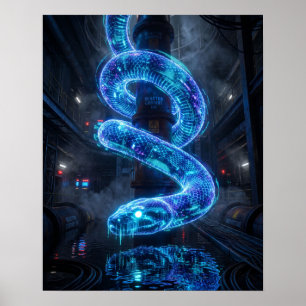 Hologram Anaconda Flooded Core Print