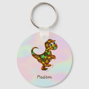Hologram And Dinosaur Key Ring
