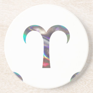 hologram Aries Coaster