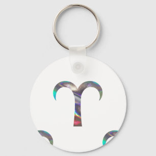 hologram Aries Key Ring