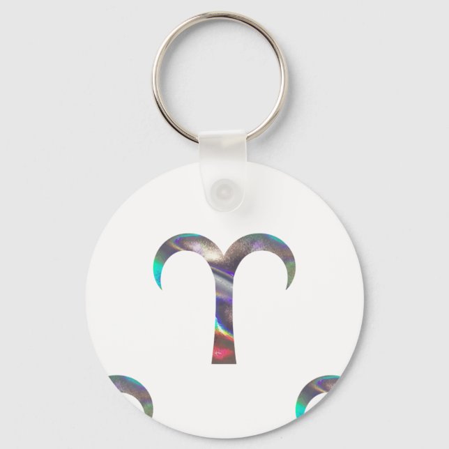 hologram Aries Key Ring (Front)