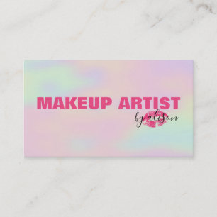 Hologram Background Business Card