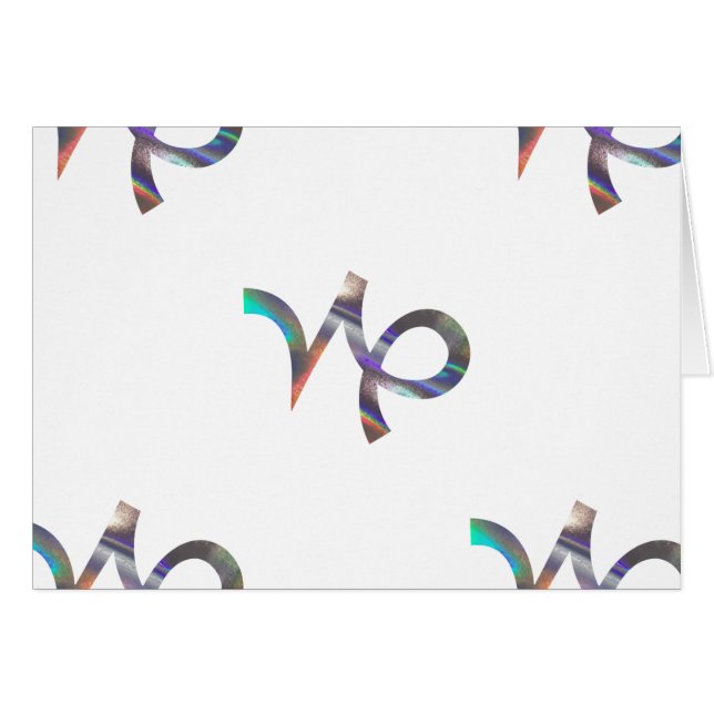 hologram Capricorn (Front Horizontal)