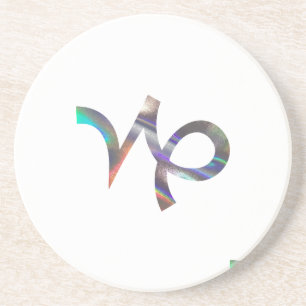 hologram Capricorn Coaster