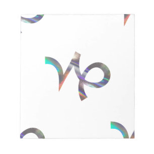 hologram Capricorn Notepad