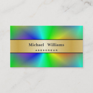 HOLOGRAM COLORFUL PAPER PEARL PROFESSIONAL COLOR BUSINESS CARD