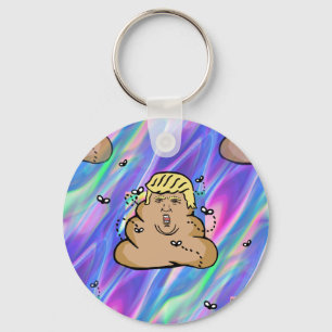 hologram dump trump key ring