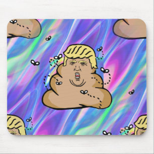 hologram dump trump mouse pad