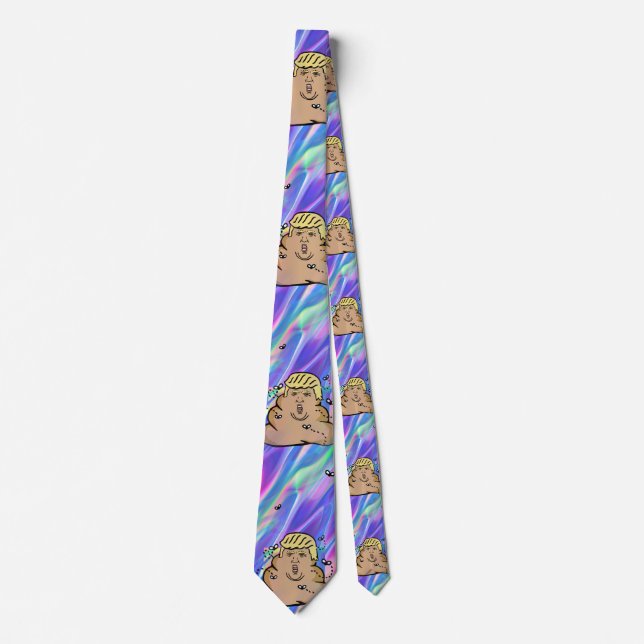 hologram dump trump tie (Front)