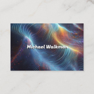 Hologram for artists and professional designers business card