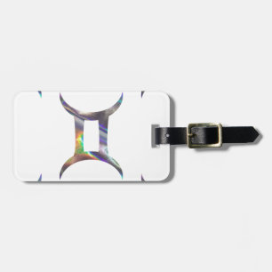 hologram Gemini Luggage Tag