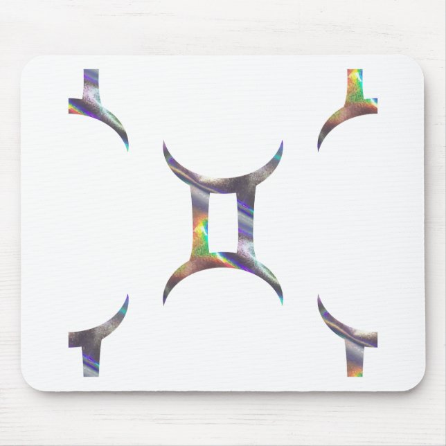 hologram Gemini Mouse Pad (Front)