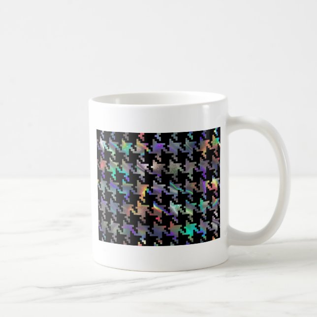hologram houndstooth coffee mug (Right)