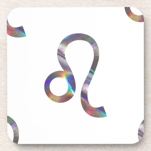 hologram Leo Coaster (Front)