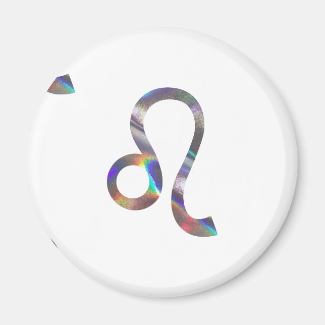 hologram Leo Magnet (Front)