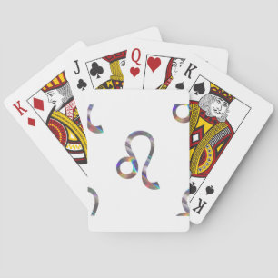 hologram Leo Playing Cards