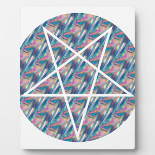 hologram pentagram plaque