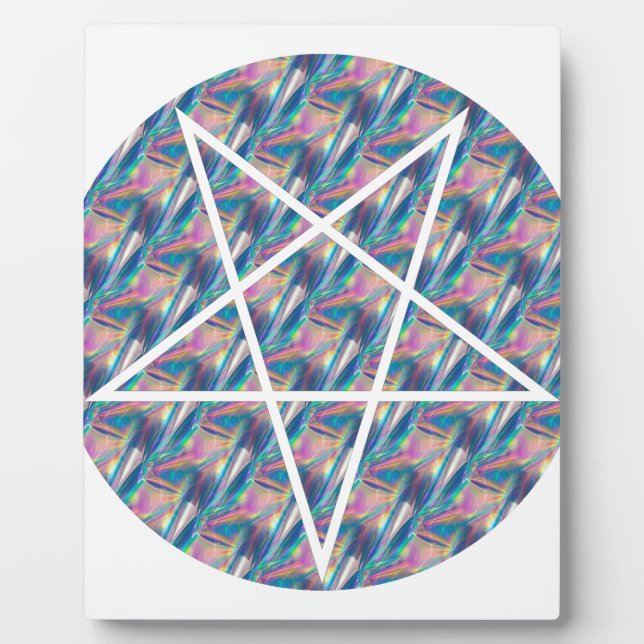 hologram pentagram plaque (Front)
