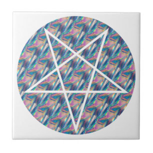 hologram pentagram tile