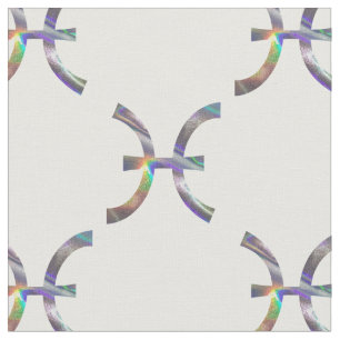 hologram pisces fabric