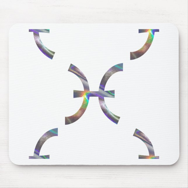 hologram Pisces Mouse Pad (Front)