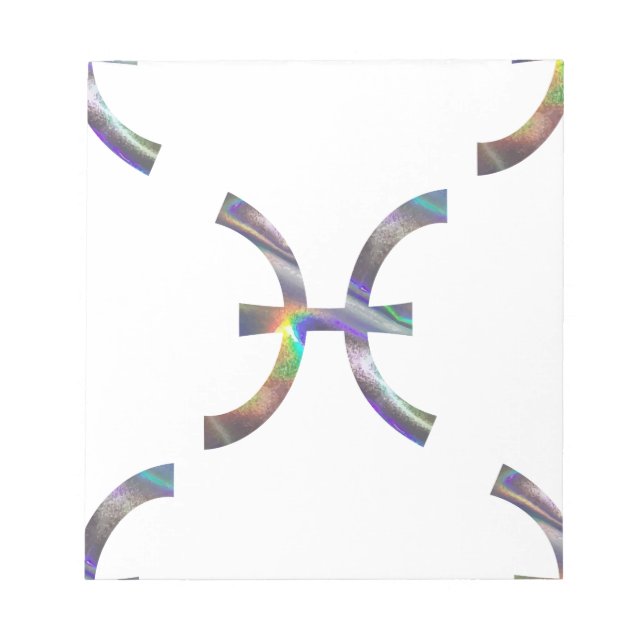 hologram Pisces Notepad (Front)