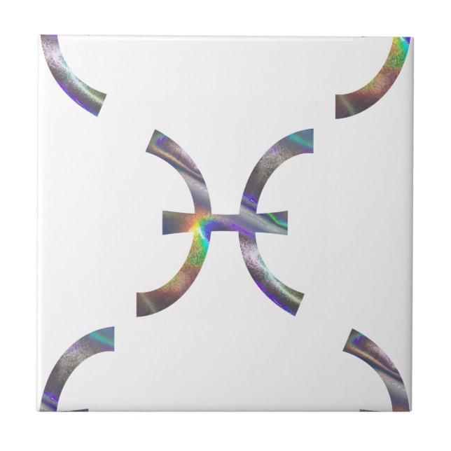 hologram Pisces Tile (Front)