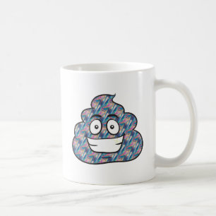 hologram poop emoji coffee mug