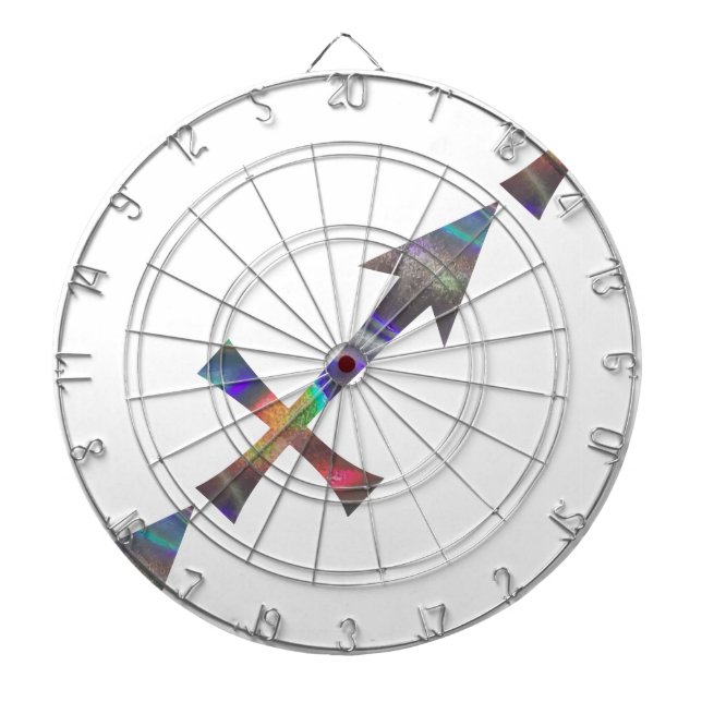 hologram Sagittarius Dartboard (Front)