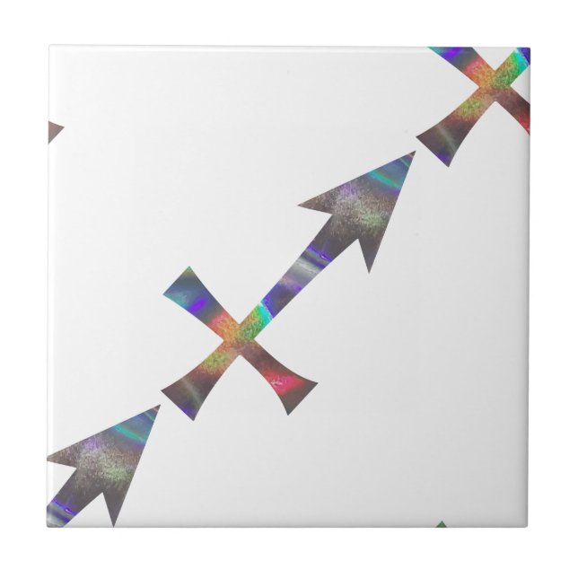 hologram Sagittarius Tile (Front)