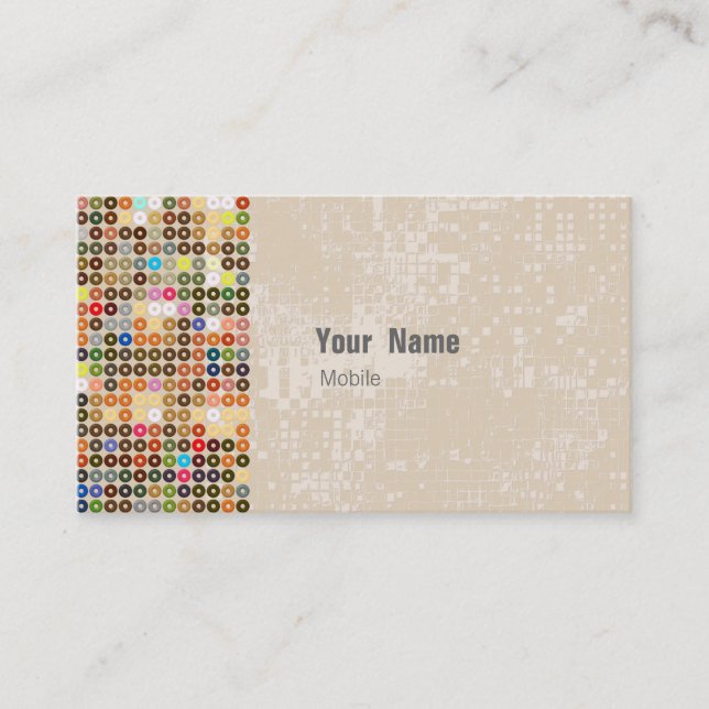 Hologram Sequin Business Card (Front)