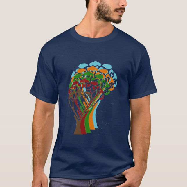 Hologram Trees T-Shirt (Front)