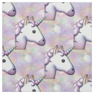 hologram unicorn emoji fabric