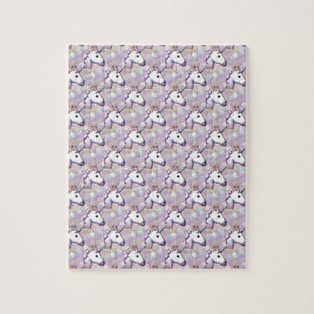 hologram unicorn emoji jigsaw puzzle (Vertical)
