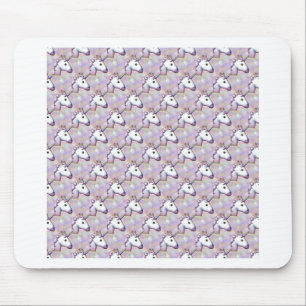hologram unicorn emoji mouse pad