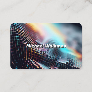 Hologram Visiting Card for Artists and Design