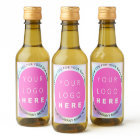 Holograph Custom Logo Name Web Pink Thank You