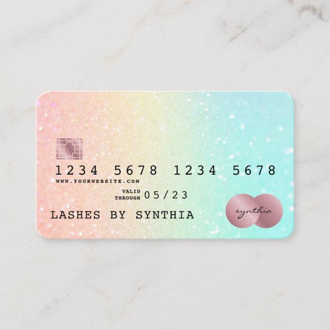 Holograph Modern Credit Card Style (Front)