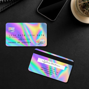 Holograph Modern Credit Card Style