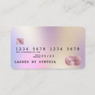 Holograph Modern Credit Card Style