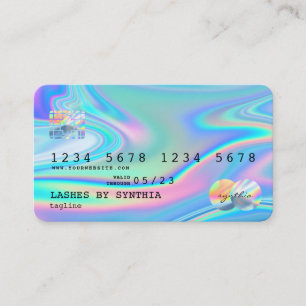 Holograph  Modern Credit Card Style Add Logo