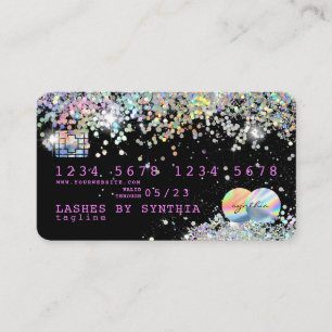 Holograph Unicorn Credit Card