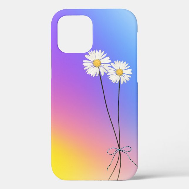 Holographic Abstract and Daisies Case-Mate iPhone  Case (Back)