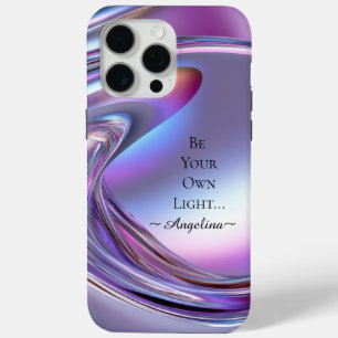 Holographic Aesthetic iPhone 15 Pro Max Case